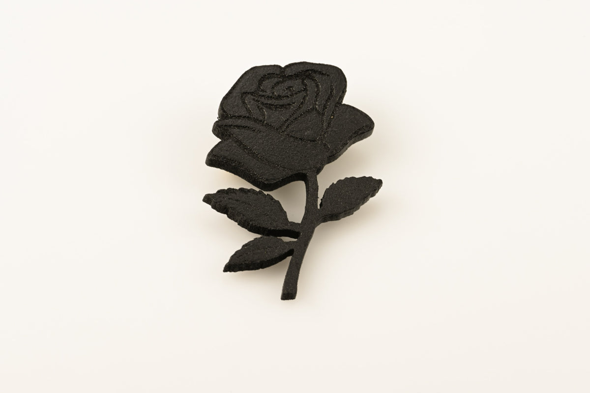 Black Rose - Brooch