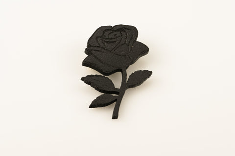 Black Rose - Brooch