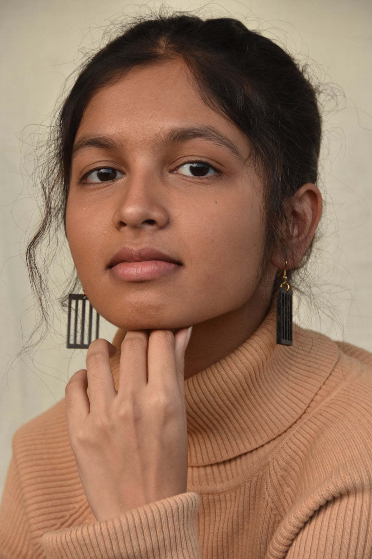 Window Earrings -Everything Around Me (Wood Brown) - Earrings