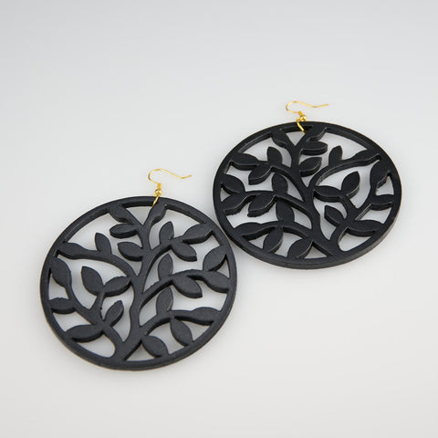 Branches - Organic Collection (Black) - Earrings