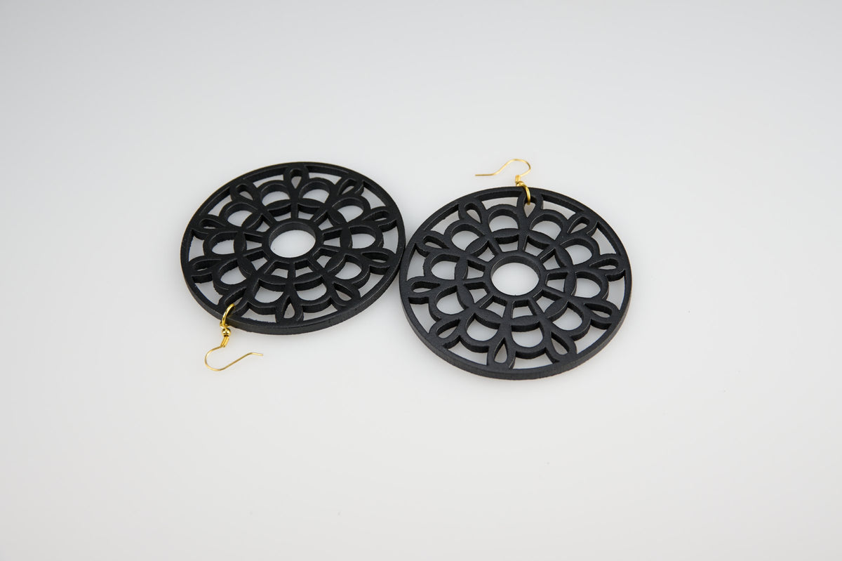 Lemon - Organic Collection (Black) - Earrings
