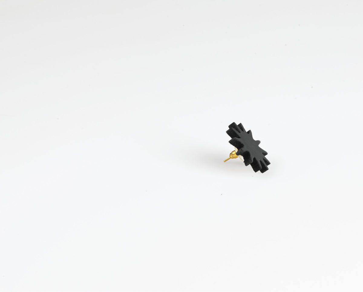 Micro Studs - The Flower Series - Black product photo