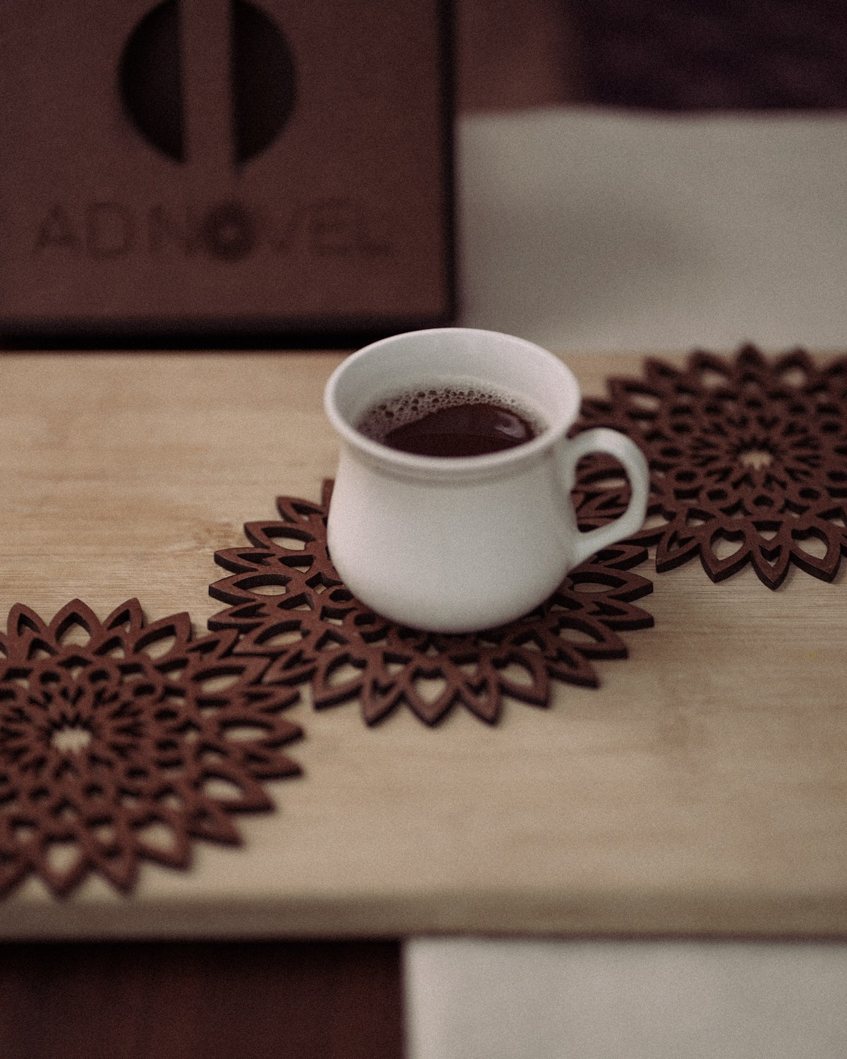Flower Series - Tea Coasters Set - Coasters styled photo