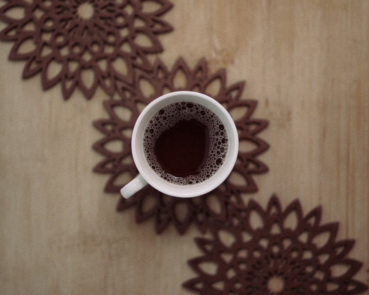Flower Series - Tea Coasters Set - Coasters styled photo