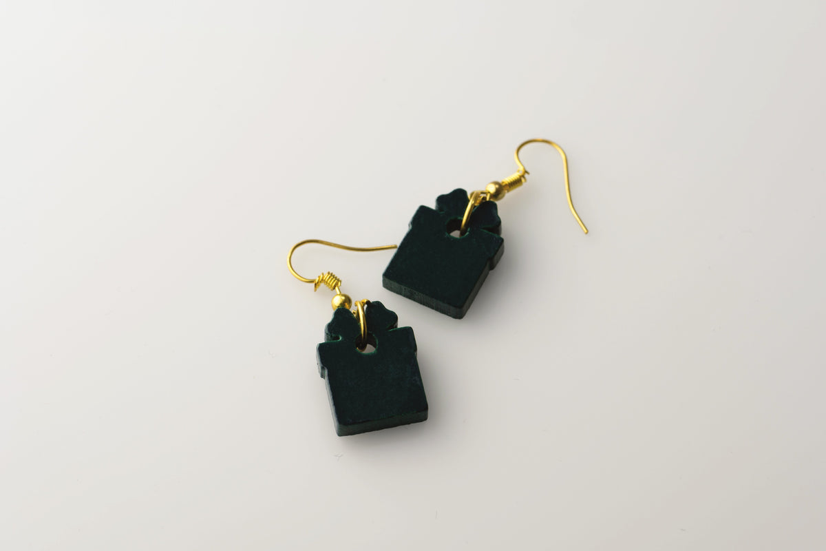 Green Gift - Small Dangle Earrings model