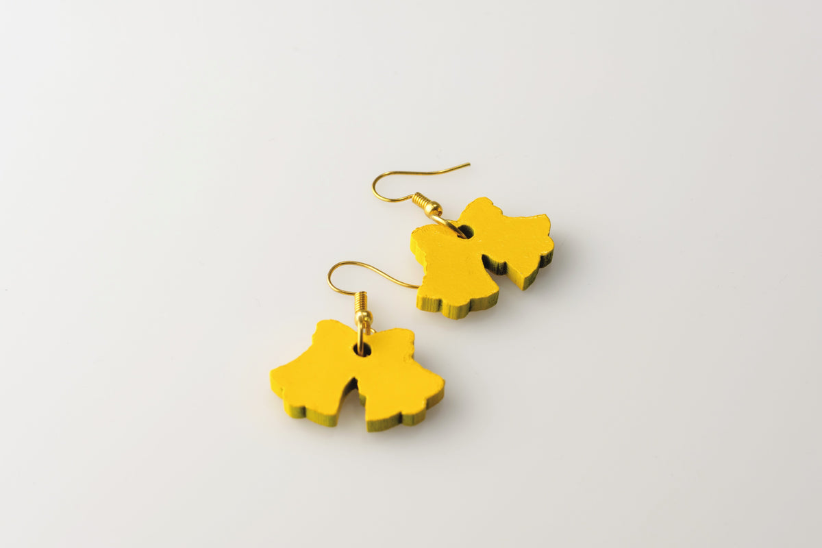 Yellow Bells - Small Dangle Earrings model
