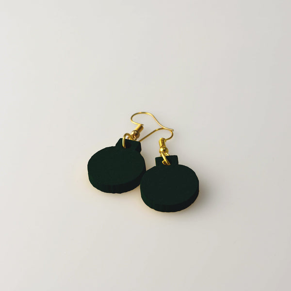 Green Bauble - Small Dangle Earrings model