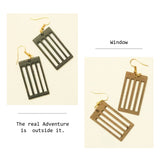 Window Earrings -Everything Around Me (Black) - Earrings