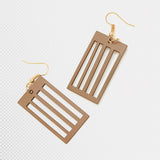 Window Earrings -Everything Around Me (Wood Brown) - Earrings