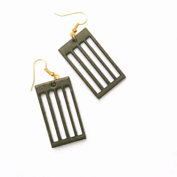 Window Earrings -Everything Around Me (Black) - Earrings