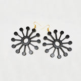 Sun-Rays Earrings - Everything Around Me (Black) - Earrings