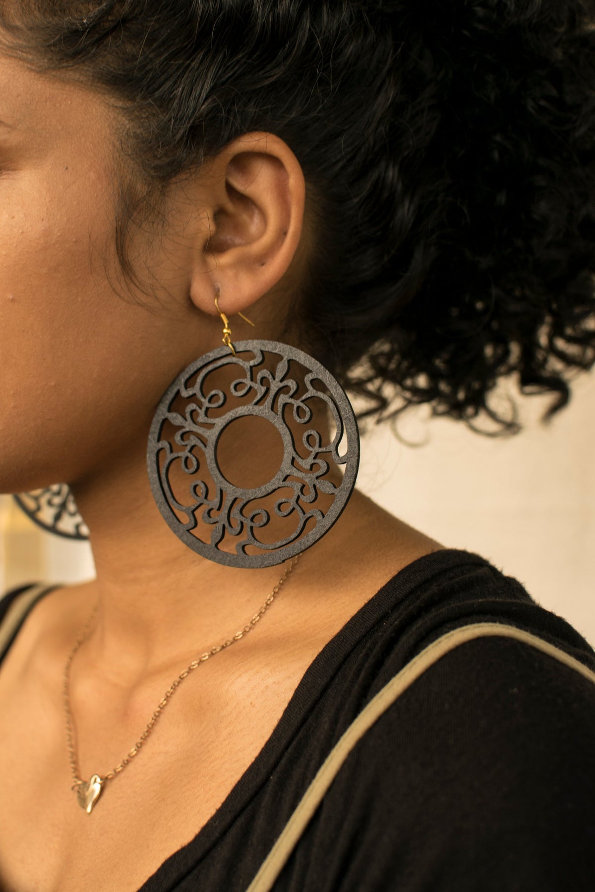 Amoeba - Organic Collection (Black) - Earrings