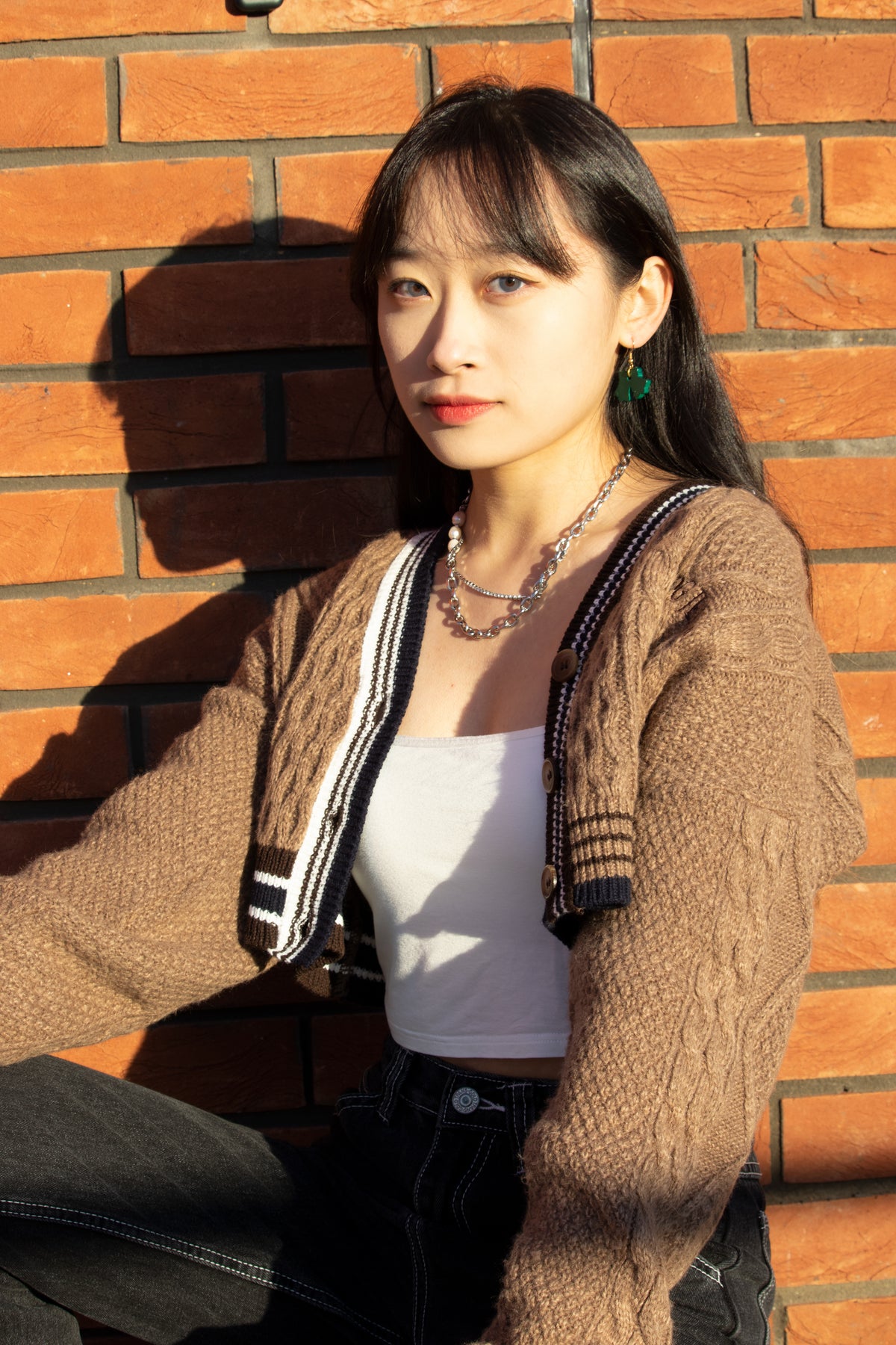 Bells (Green) - Small Dangle Earrings