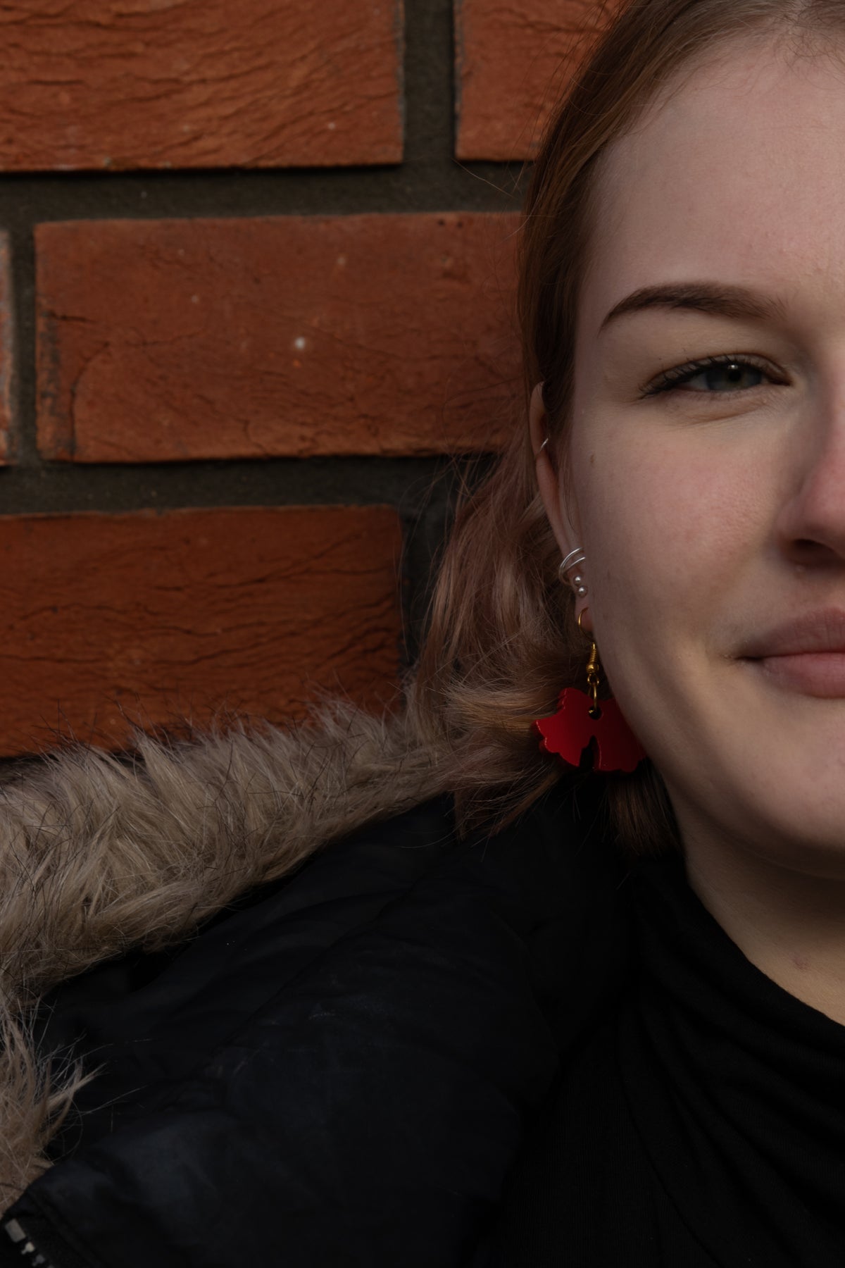 Bells (Red) - Small Dangle Earrings