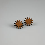 Micro Studs - The Flower Series - Wood Brown product photo