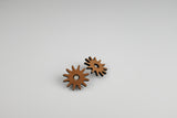 Studs - The Flower Series - Wood Brown product photo