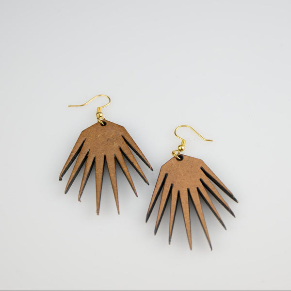 Splash Earrings - Everything Around Me (Wood Brown) - Earrings