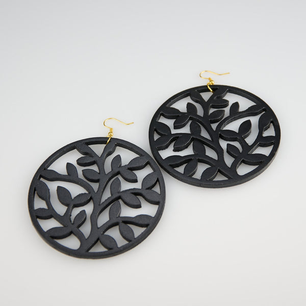 Branches - Organic Collection (Black) - Earrings