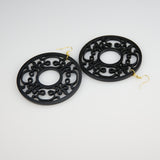 Amoeba - Organic Collection (Black) - Earrings