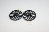 Giant Water Lily - Organic Collection (Black) - Earrings