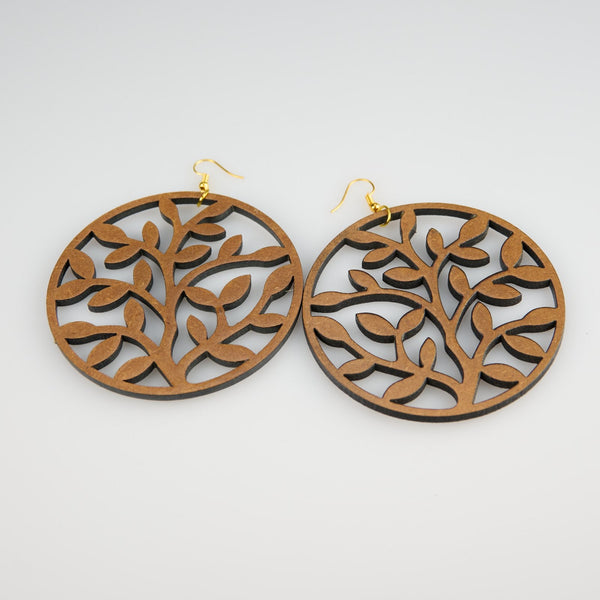 Branches - Organic Collection (Wood Brown) - Earrings