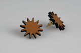 Micro Studs - The Flower Series - Wood Brown product photo