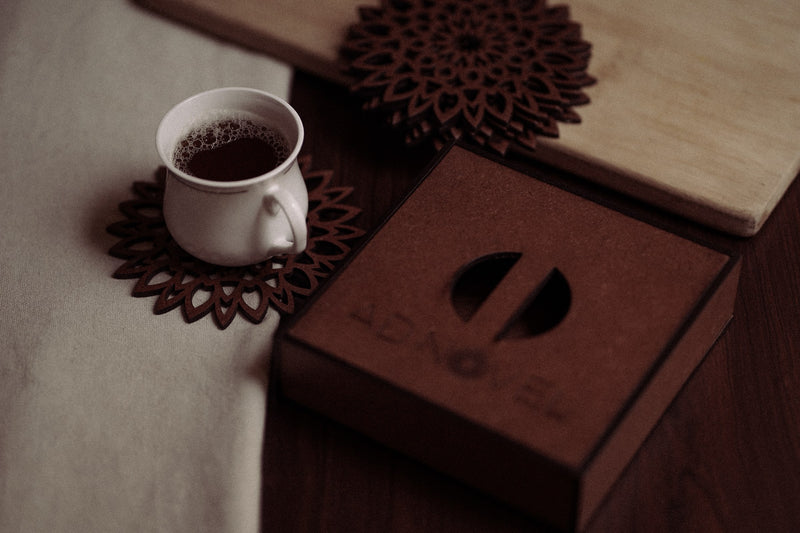 Flower Series - Tea Coasters Set - Coasters styled photo