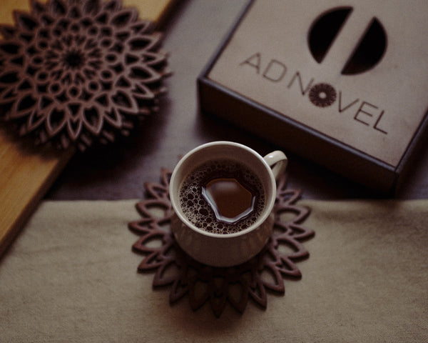 Flower Series - Tea Coasters Set - Coasters styled photo