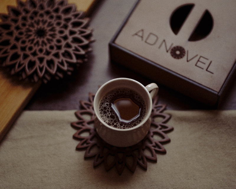 Flower Series - Tea Coasters Set - Coasters styled photo