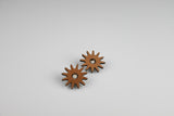 Studs - The Flower Series - Wood Brown product photo