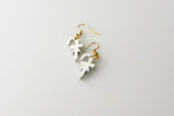 White Candy Canes - Small Dangle Earrings model