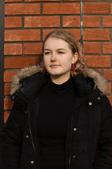 Red Bells - Small Dangle Earrings model