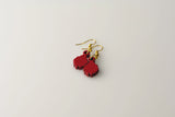 Red Santa - Small Dangle Earrings model